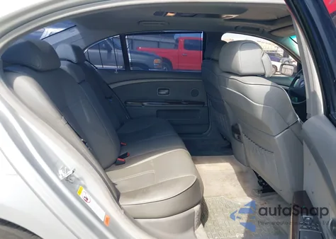 2002 BMW 745Li из США, поврежденный, VIN WBAGN63422DR02501